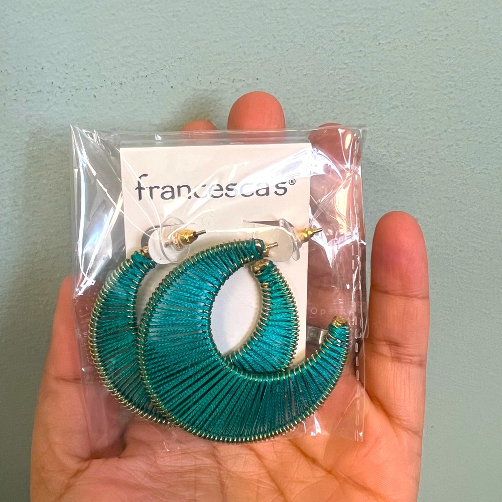 Francescas Earrings Teal